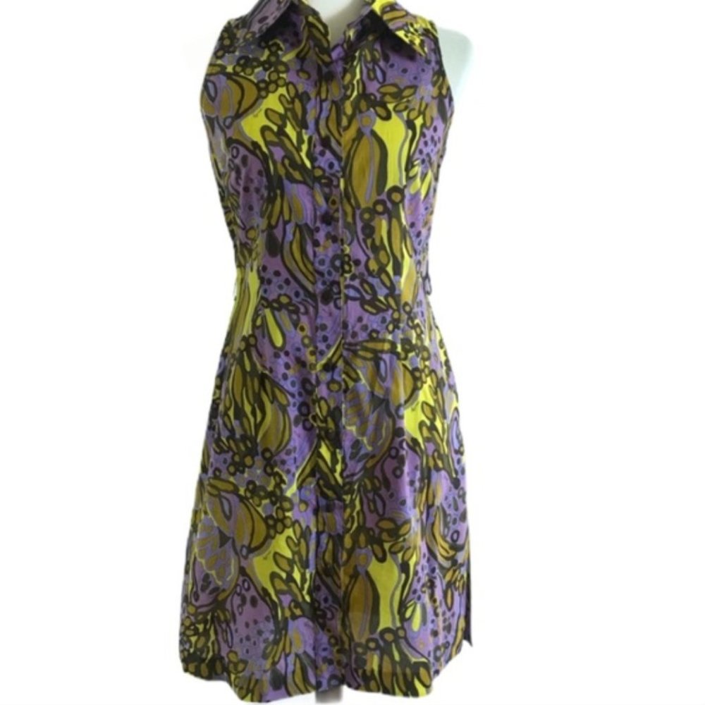Milly of New York Retro Collared Dress - Picture 2 of 7